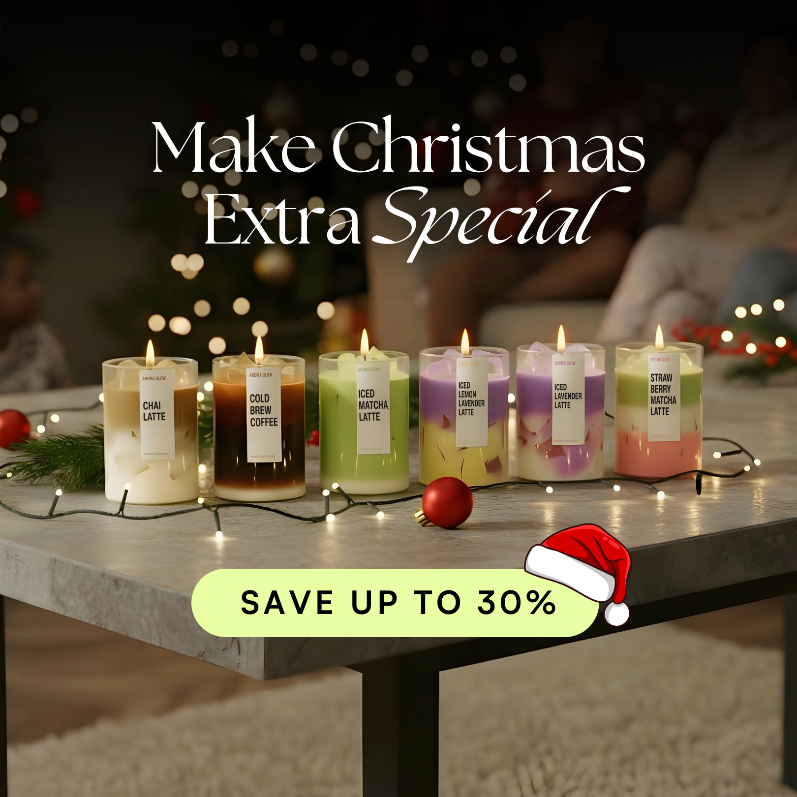 Café Luxe Signature Candle Collection™ – 6 Irresistible Scents